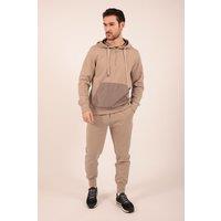 The Wolf Men's Relaxed Tracksuit Set in Cream | Size: XL