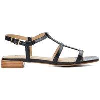 Dune London Women's 'Ladi' Leather Sandals in Black | Size: 3