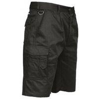 Portwest Men's Combat Shorts in Black | Size: Large