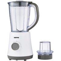 Geepas 500W Multi-Function Blender with 1.5L Jar & Spice Grinder Stainless Steel Blades in Grey