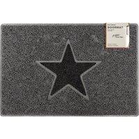 Oseasons Star Medium Doormat in Grey | Size: 44 cm x 75 cm