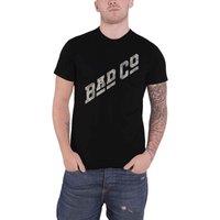 Bad Company Slant Band Logo T-Shirt in Black | Size: Small