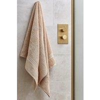 CHRISTY 'Serene' Pastel 100% Combed Cotton Towels in Natural | Size: Bath Sheet