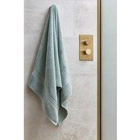 CHRISTY 'Serene' Pastel 100% Combed Cotton Towels in Duck Egg Blue | Size: Bath Sheet