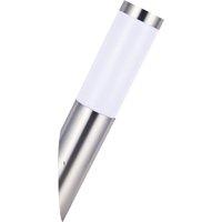 Luxform 230v Atlanta Angled Wall Light Stainless Steel in Silver