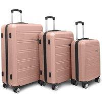 Hardshell ABS 8 Wheel Robust Luggage Suitcase Set