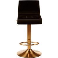 Orsina Elegant Design Black Acrylic Bar Stool, Comfort & Stable Counter Stool, Height Adjustable Bar Stool