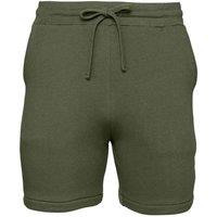 Bella + Canvas Men's Sponge Fleece Sweat Shorts in Green | Size: Small