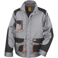 Result Men's Work-Guard Lite Workwear Jacket (Breathable & Windproof) in Pale Grey | Size: Small