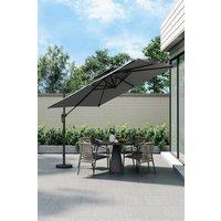 Outdoor Large Square 3M LED Cantilever Parasol with Fillable Base