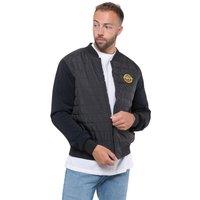 Guns N Roses Classic Band Logo Quilted Jacket in Black | Size: Small