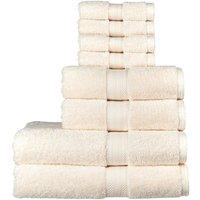 CHRISTY 'Renaissance' Luxury 675GSM Egyptian Cotton 8 Piece Towel Bale in Light Beige