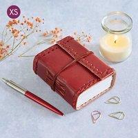 Paper High Stitched Distressed Leather Journal in Brown | Size: XL
