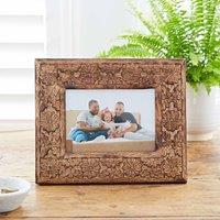 Paper High 7 x 5 Asali Natural Floral Pattern Mango Wood Frame