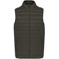 Kariban Men's Padded Body Warmer in Khaki | Size: Large