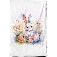 Warren Reed - Designer Waterolour Easter Bunny Tea Towel