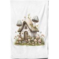 Warren Reed - Designer Sweet Easter Cottage Tea Towel