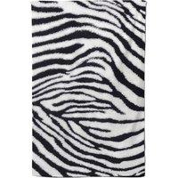 Warren Reed - Designer Zebra Texture Pattern Tea Towel in Grey