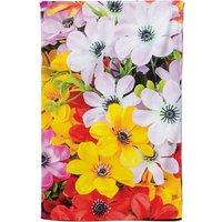 Warren Reed - Designer Spring Flowers Tea Towel in Yellow