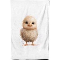 Warren Reed - Designer Cute Chick Watercolour Tea Towel