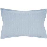 Murmur 'Hush' Cotton Percale Oxford Pillowcase in Blue