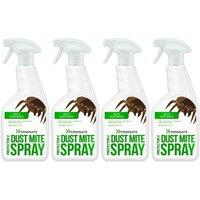 Xterminate Dust Mite Killer Spray HSE Licenced 4 x 1L in White