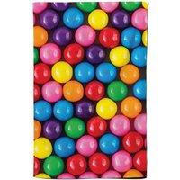 Warren Reed - Designer Brightly Colored Gum Balls Tea Towel in Pink