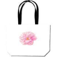 Warren Reed - Designer Single Cherry Blossom Beach Shopper Tote Bag in Pink