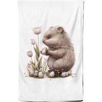 Warren Reed - Designer Sweet Easter Porcupine Tea Towel