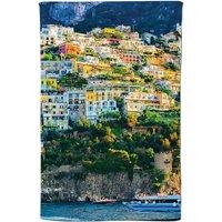 Warren Reed - Designer Positano, Amalfi Coast Tea Towel in Green