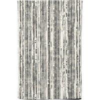 Warren Reed - Designer Washed Out Canvas Pattern Tea Towel in Grey