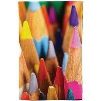 Warren Reed - Designer Colouring Pencils Tea Towel in Pink