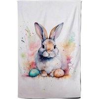Warren Reed - Designer Easter Bunny Watercolour Tea Towel