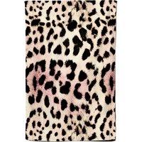 Warren Reed - Designer Leopard Hide Tea Towel in Brown