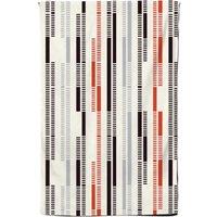 Warren Reed - Designer Dashed Stroke Pattern Tea Towel in Red