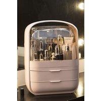 Makeup Storage Display Box Waterproof Cosmetic Makeup Organizer With Transparent Lid