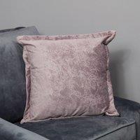 Pink Crushed Velvet Cushion Cover