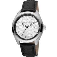 Roberto Cavalli Men's Swiss Quartz Watch in Silver
