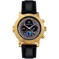 Legacy Leather-Band Watch with Day & Date