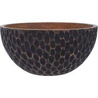 Orsina Kara Small Wooden Bowl in Grey