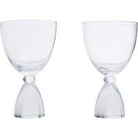 Orsina Elegant Set Of 2 Clear Cocktail Glasses, Practical Champagne Glasses, Durable Glasses, Sleek Long Glasses
