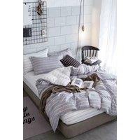Ezysleep Silver Stripe Printed Duvet Set | Size: King