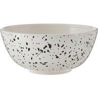 Orsina Large White Salad Bowl, Dolomite Mixing Bowl, Glazed Finish Bowl For Mixing, Serving, & Dining Essentials