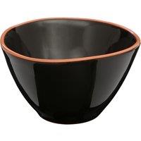 Orsina Glazed Terracotta Calisto Cereal Bowl in Black
