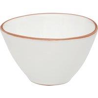 Orsina Glazed Terracotta Calisto Cereal Bowl in White