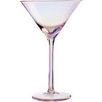 Orsina Practical Set Of Martini Glasses, Elegant Champagne Glasses, Durable Drink Glasses, Sleek Long Glasses in Pink