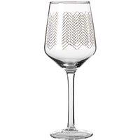 Orsina Set Of Four Jazz Wine Glasses in Clear