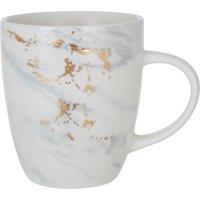 Orsina Marble Luxe Patterned Cernamic Mug in White