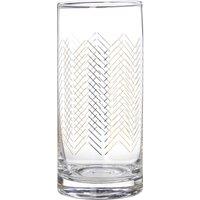Orsina Set Of Four Jazz Highball Glasses in Clear