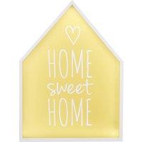 Orsina Yellow Home Sweet Home LED Light Box, Wall Mountable Kids Night Light, Ambient House-Shaped Decorative Light